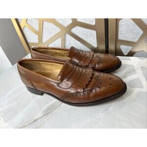 johnston & murphy Aristrocraft Slip On Loafer Brown Men Shoes 10.5 D Leather